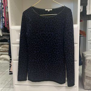EXCELLENT CONDITION - ANIMAL PRINT SWEATER